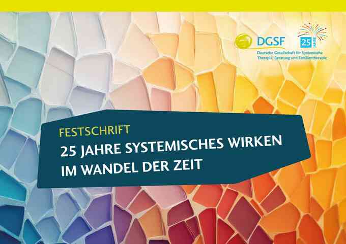 Titelseite Festschrift mit buntem Mosaik als Motiv