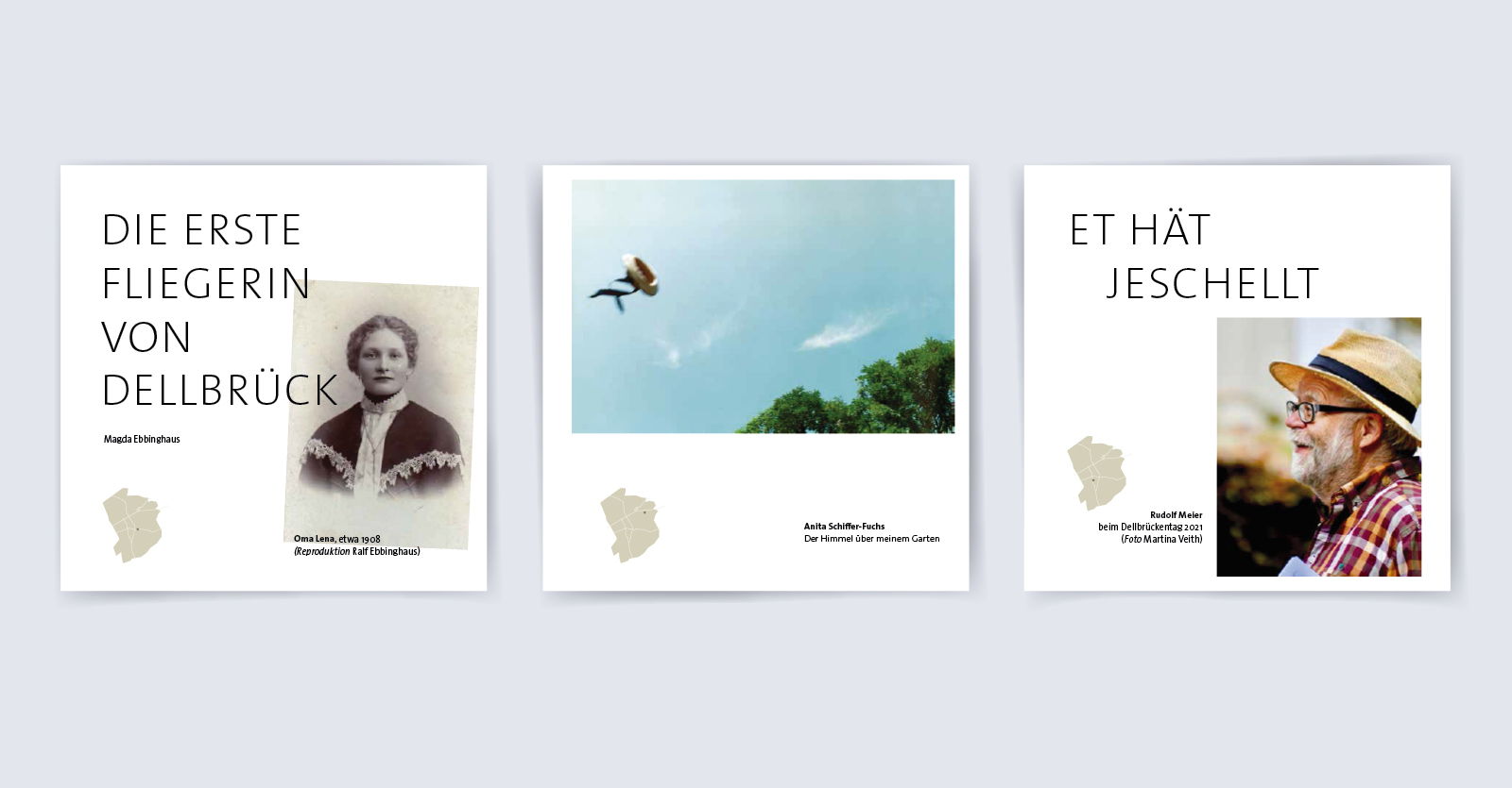 Innenseiten mit Fotografien und Texten