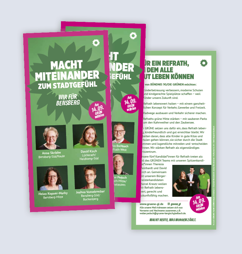 DIN lang KandidatInnen-Flyer Kommunalwahl 2025