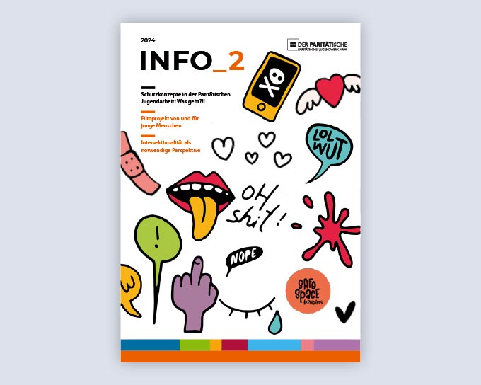 Titelseite der Mitgliederzeitschrift INFO